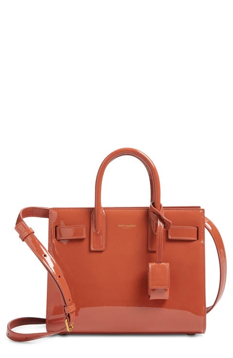 Nano Sac de Jour Patent Leather Handbag