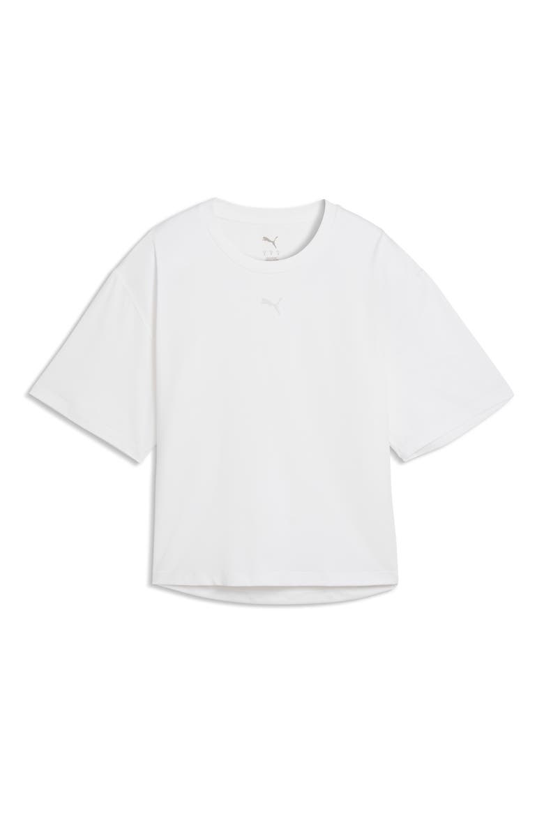 CLOUDSPUN Relaxed T-Shirt, Alternate, color, PUMA WHITE