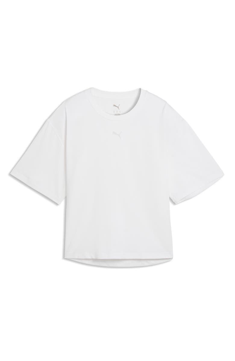 PUMA CLOUDSPUN Relaxed T-Shirt, Alternate, color, Puma White