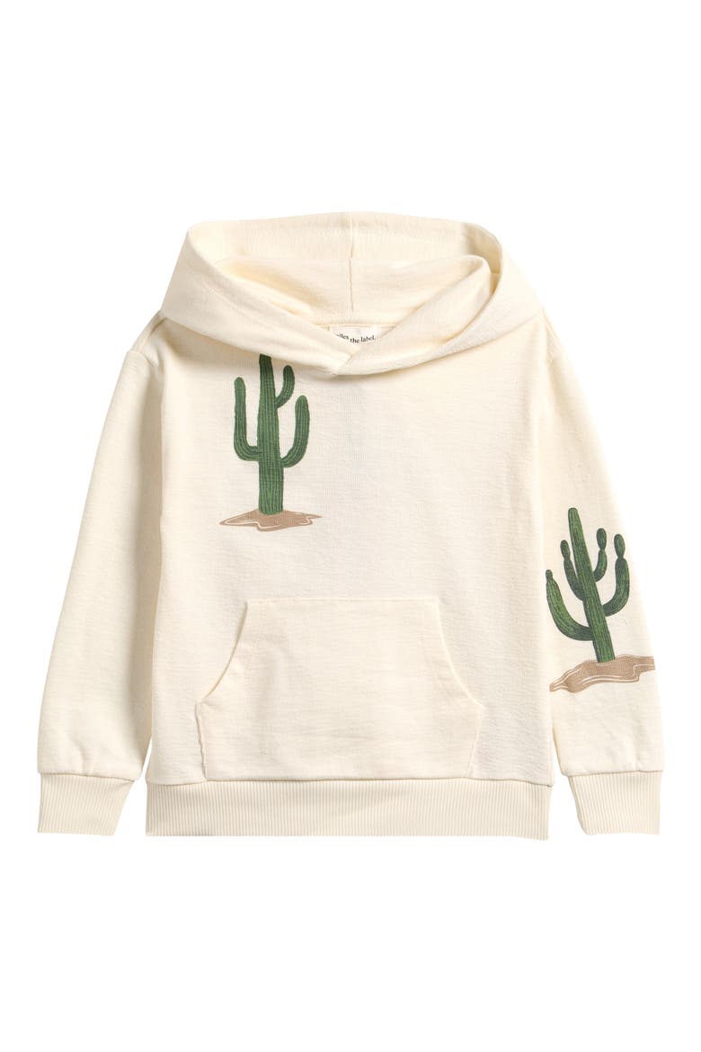 Kids' Cactus Cotton Sweatshirt, Main, color, OFF WHITE