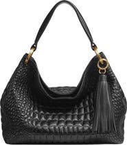 Donna Karan New York Glenwood Quilted Croc Shoulder