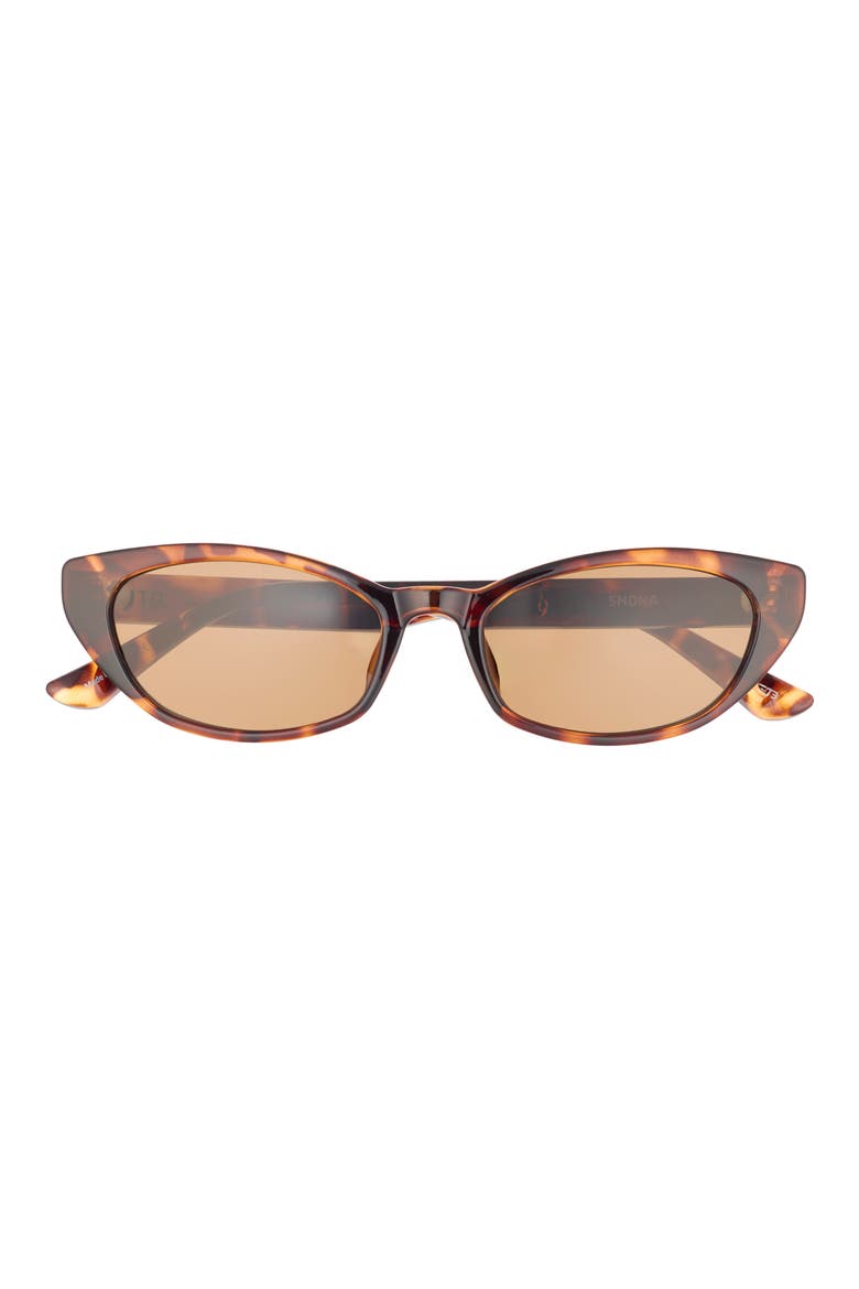 Shona Cat Eye Sunglasses, Main, color, TORT/ BROWN