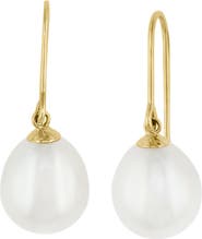 EFFY 14K Gold Cultured Pearl Drop Earrings