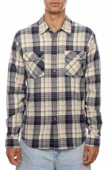 Flannel Button-Up Shirt