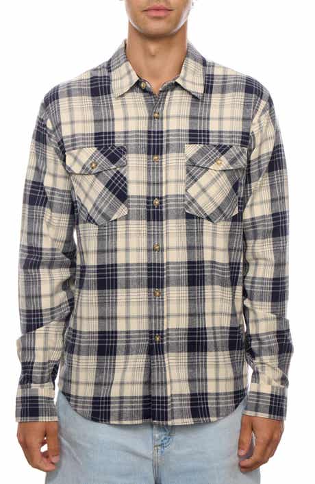 Flannel Button-Up Shirt