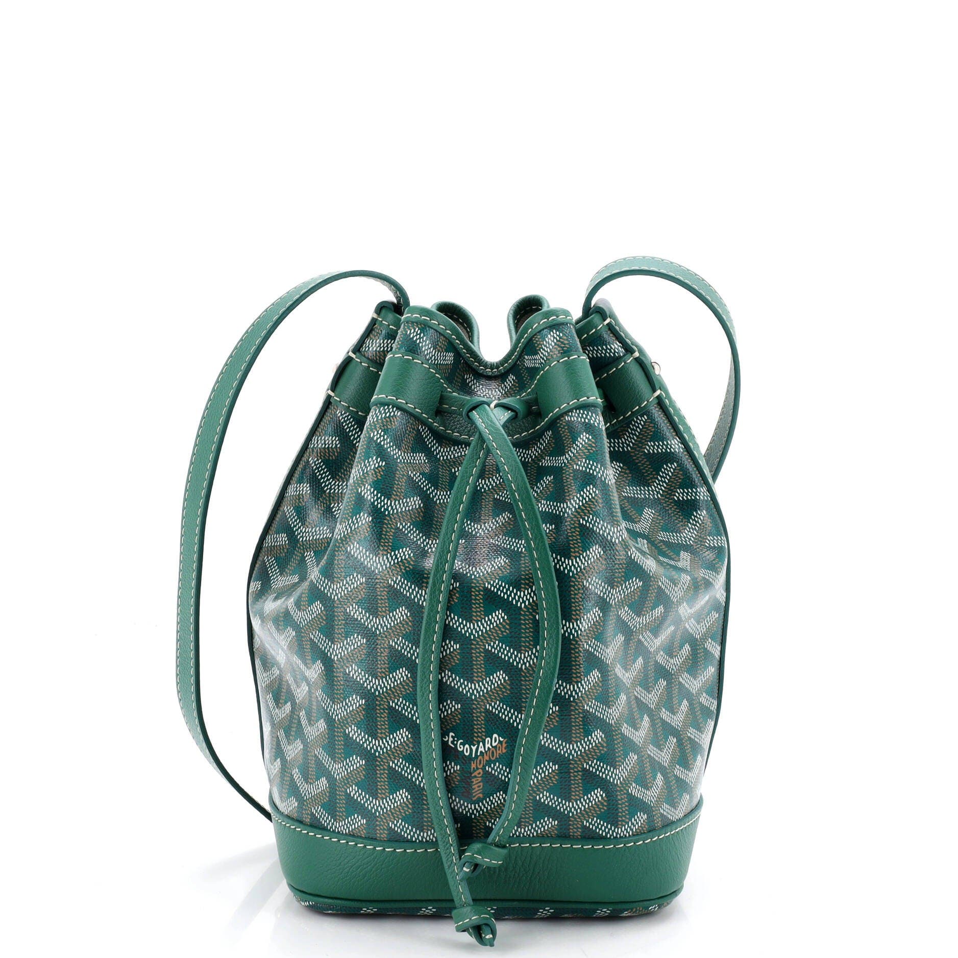 Petit Flot Bucket Bag Coated Canvas PM, Main, color, Green