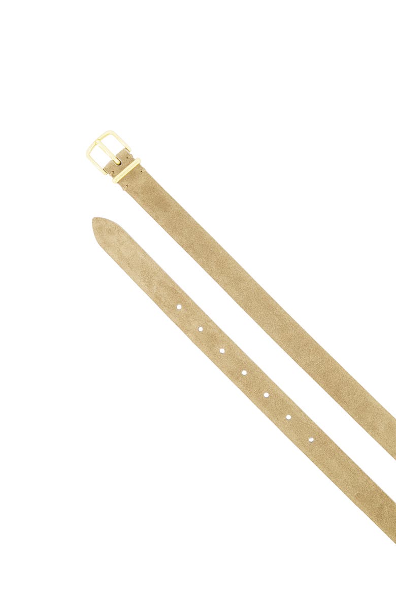 Vince Kaia Suede Belt, Alternate, color, Sand Trail