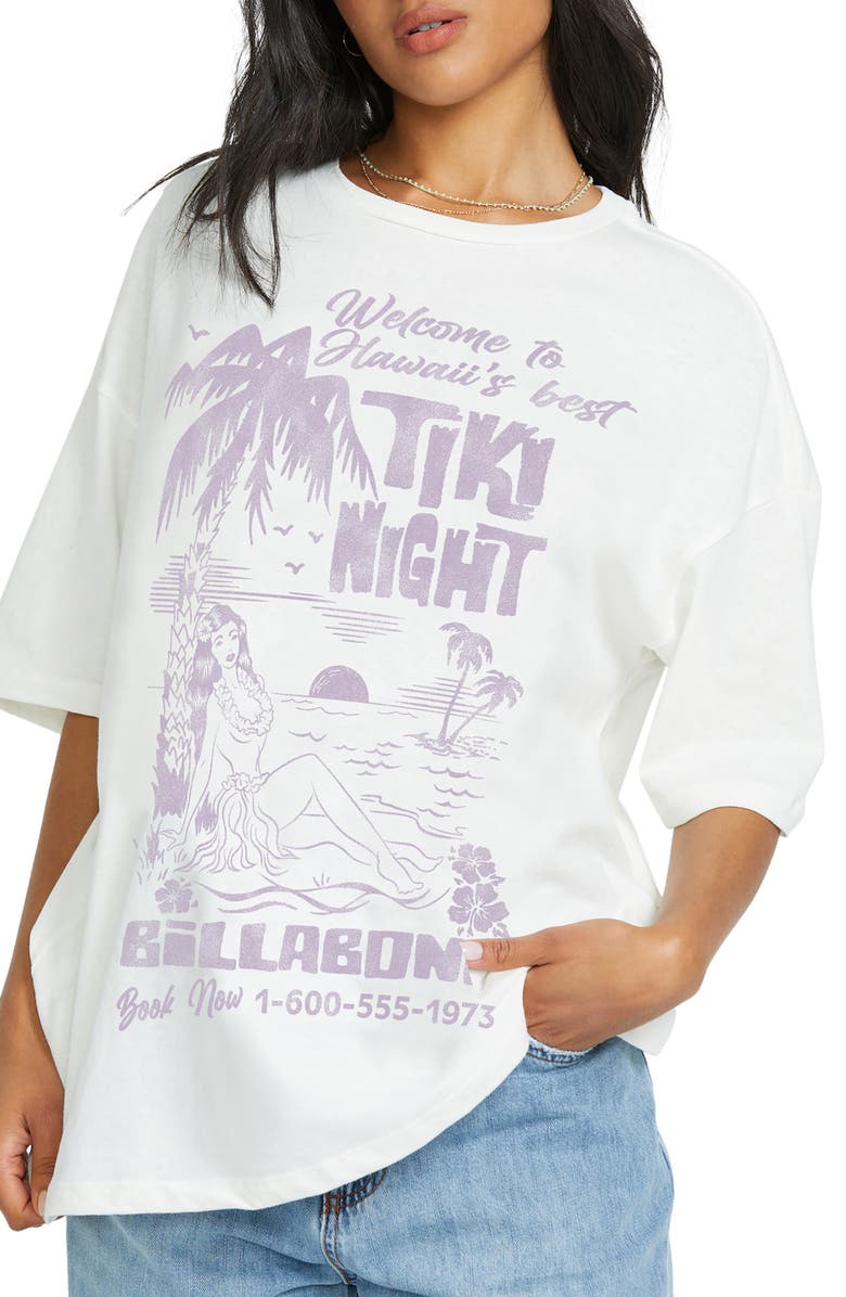 Billabong High on Life Oversize Cotton Graphic T-Shirt, Alternate, color, 