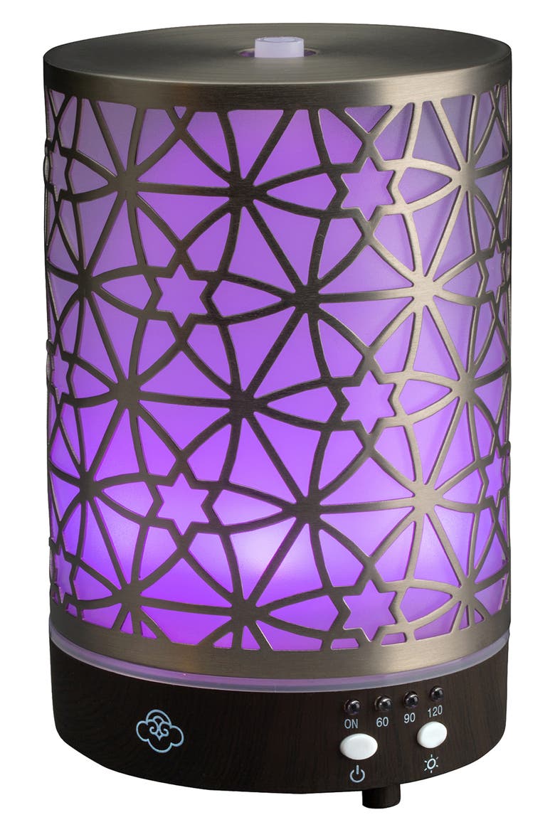Nexus Metal Ultrasonic Aroma Diffuser, Alternate, color, SILVER