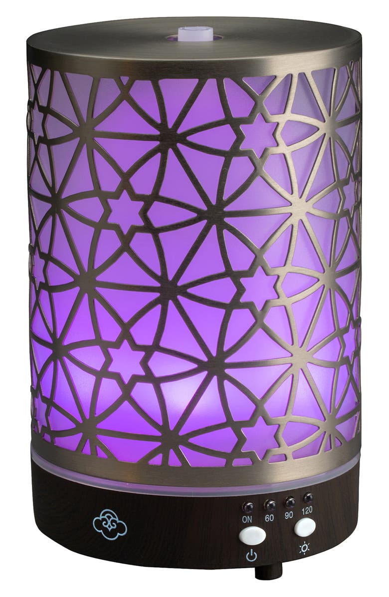 SERENE HOUSE Nexus Metal Ultrasonic Aroma Diffuser, Alternate, color, Silver