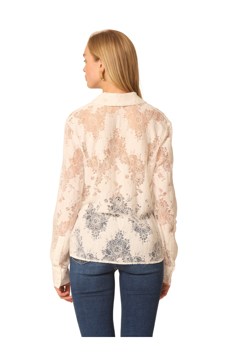 Troy Blouse, Alternate, color, Cotton white lace