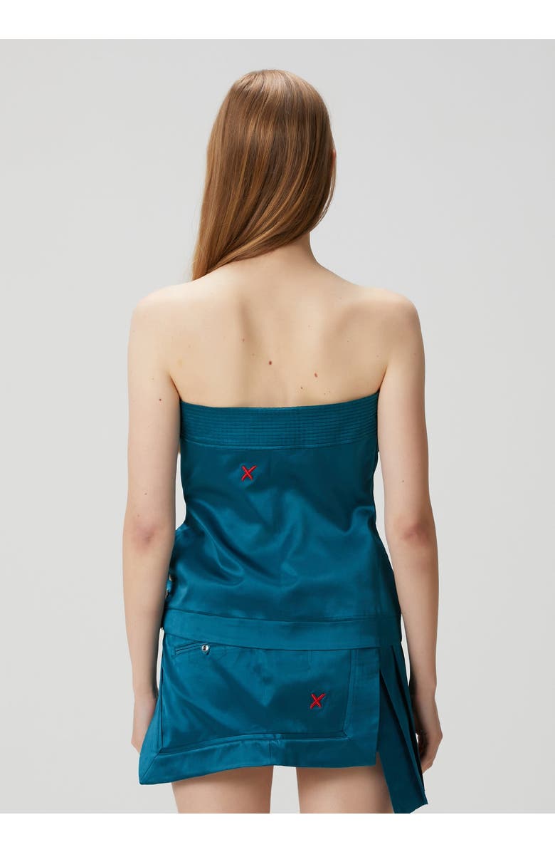 PCFG Pure Silk Strap Top, Alternate, color, Blue