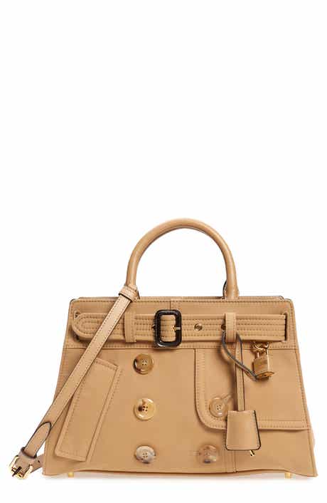 Moschino Trench Coat Gabardine Satchel