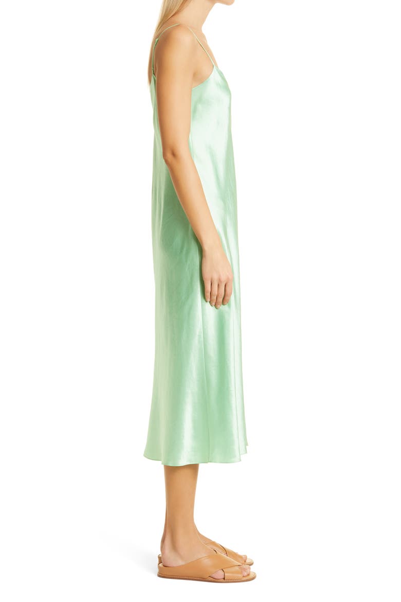 Satin Slipdress, Alternate, color, LIME