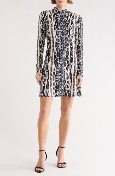 Fernanda Long Sleeve Fit & Flare Dress