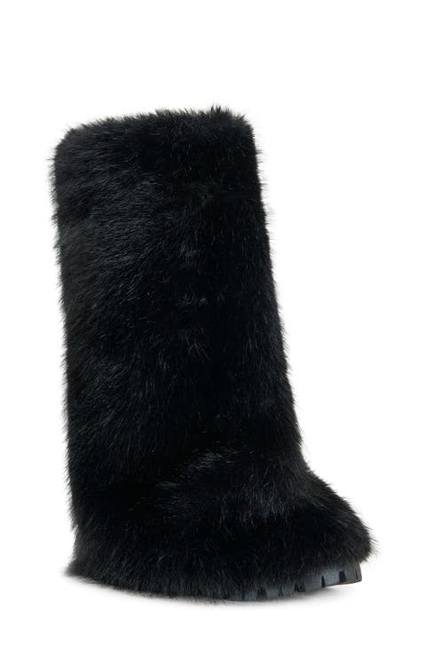 Lisboa Cuffed Faux Fur Bootie (Women)