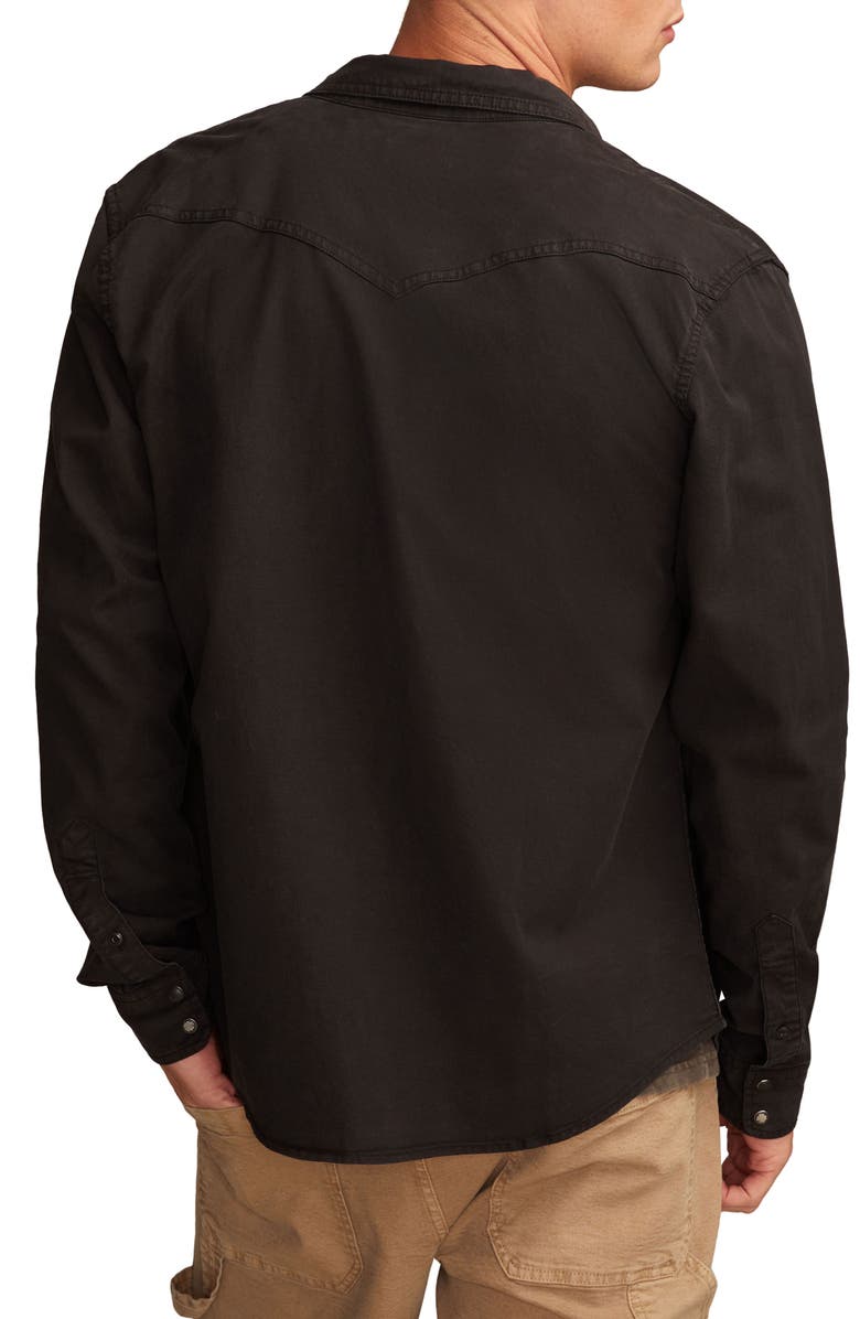 Lucky Brand Masa Western Snap-Up Shirt, Alternate, color, Phantom