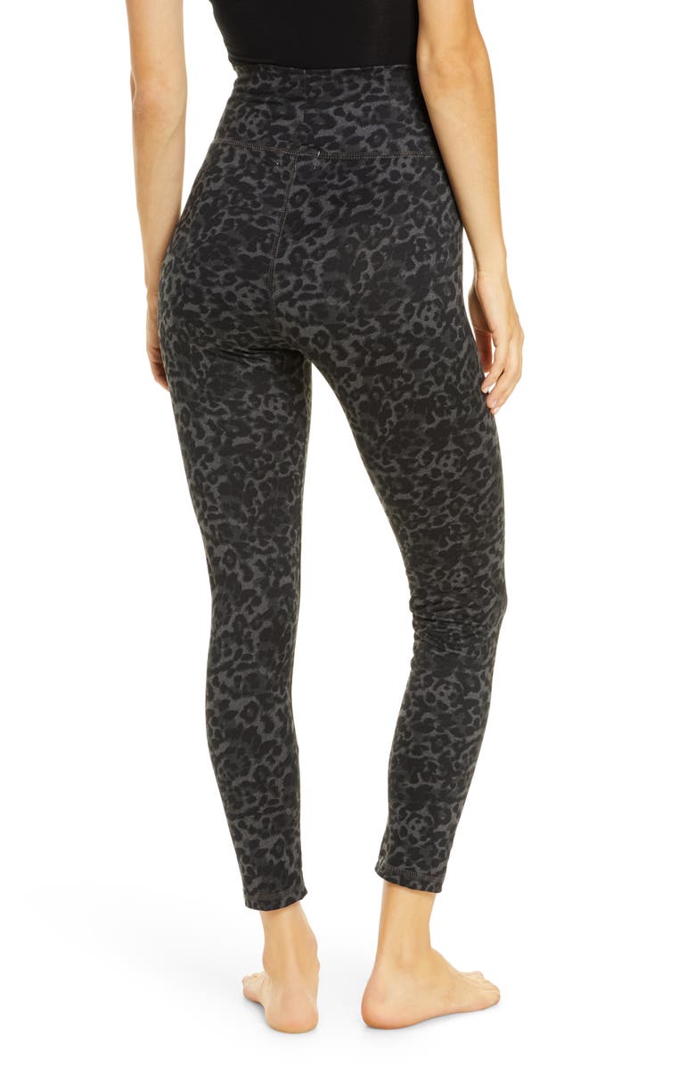 Socialite Leopard Print High Waist Leggings, Alternate, color, 