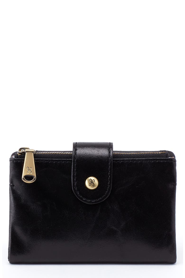 Ray Leather Bifold Wallet, Main, color, BLACK