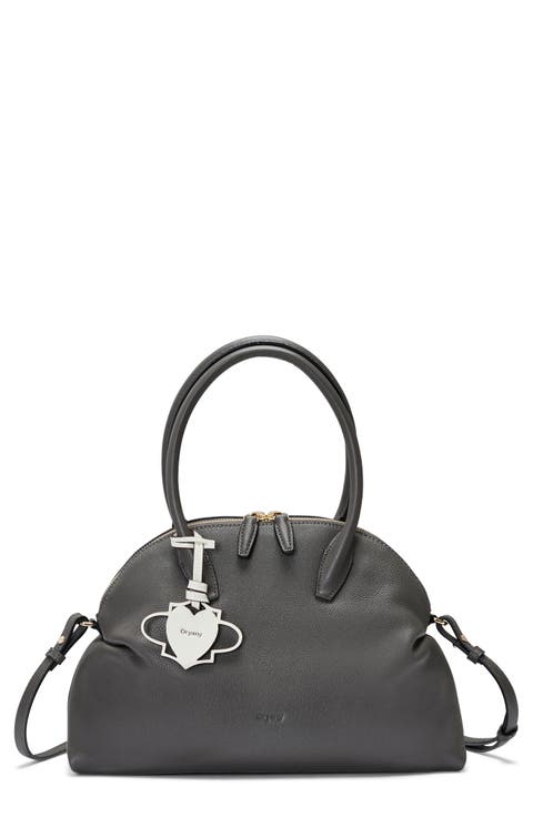 Adele Leather Bowling Bag