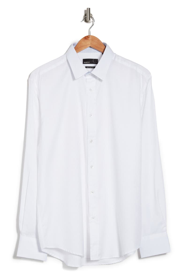 Solid Shirt, Alternate, color, WHITE