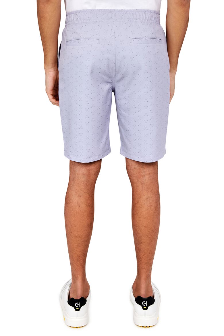 Regular Fit Golf Club Recycle Performance Drawstring Golf Shorts, Alternate, color, GREY