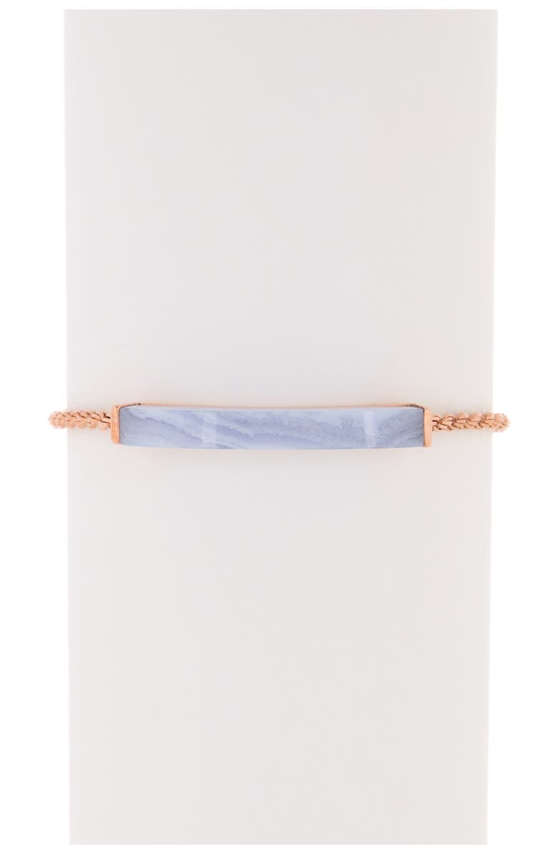 Monica Vinader Engravable Linear Semiprecious Stone Friendship Bracelet, Alternate, color,