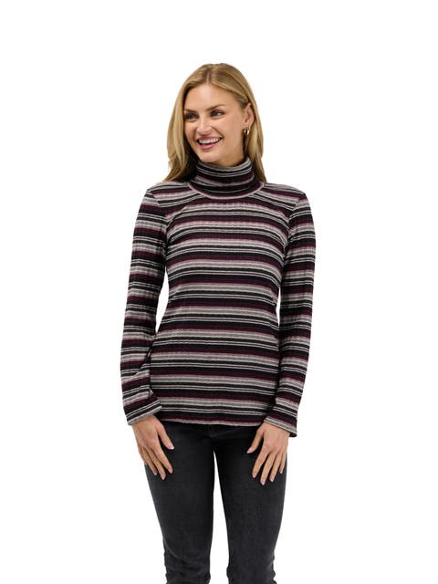 Essential Womens Turtle Neck Long Sleeve Top