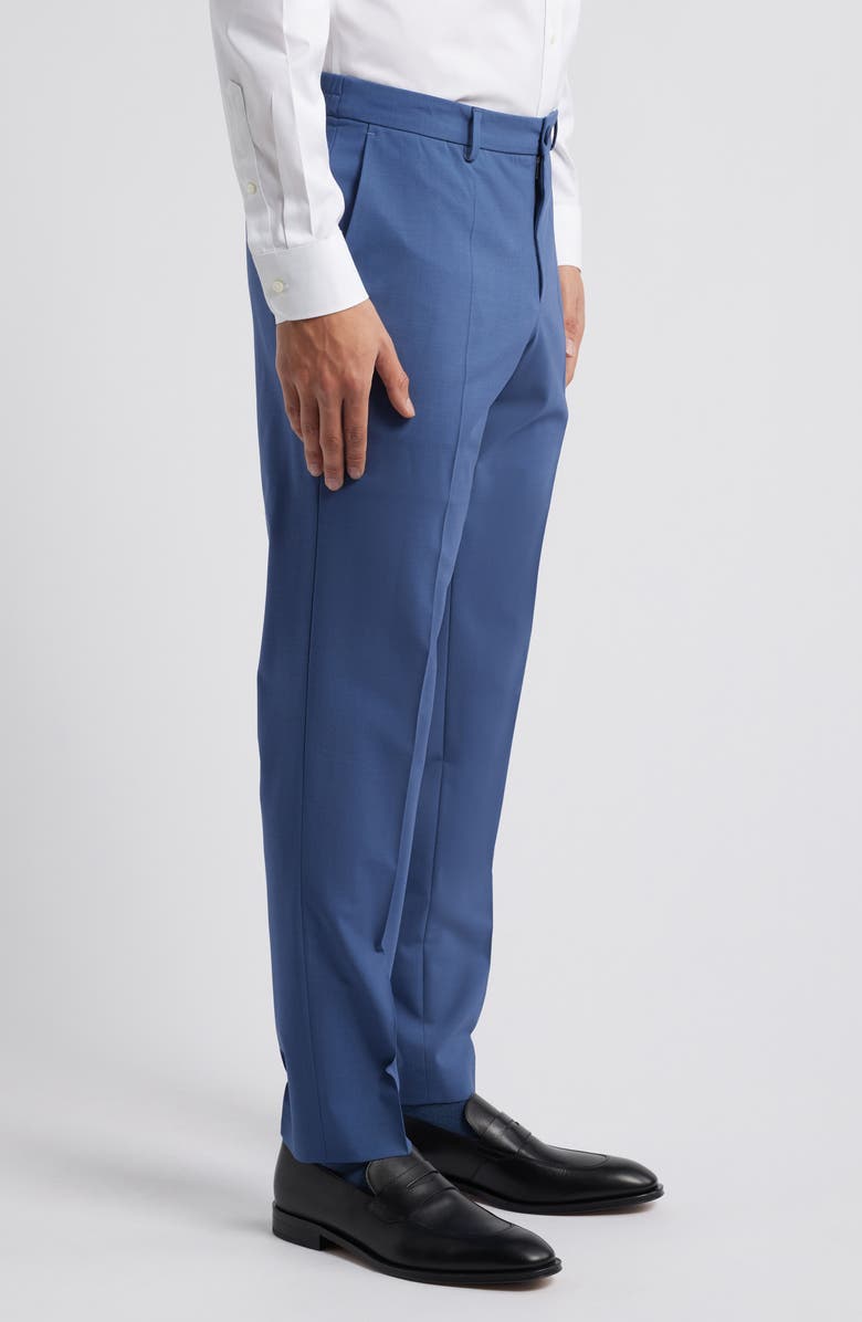 BOSS Genius Wool Blend Dress Pants, Alternate, color, Navy