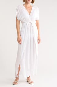 Elan Gauze Cover-Up Maxi Dress