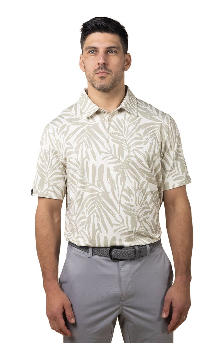 ASHWORTH GOLF Fronds Polo, Alternate, color, Moss