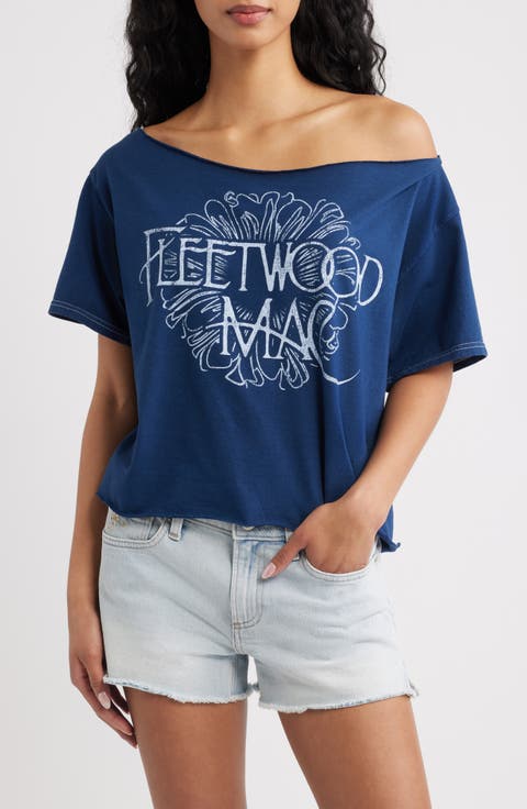 Fleetwood Mac Off the Shoulder Tee