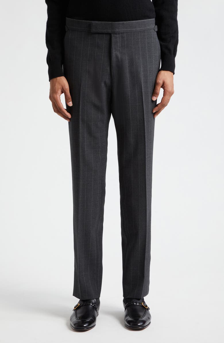 TOM FORD Shelton Fresco Stripe Wool Suit, Alternate, color,