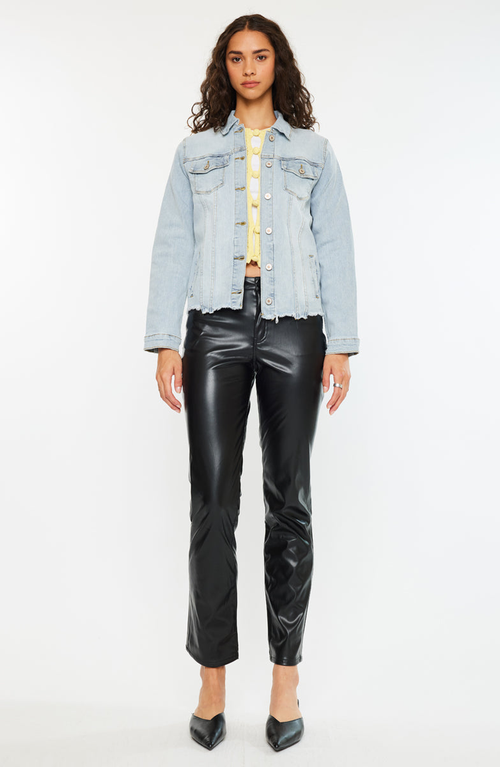 Kancan Wilson Denim Jacket In Blue