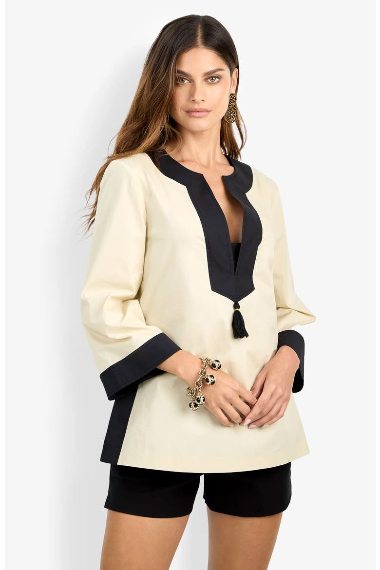 Dametria Top, Alternate, color, Almond
