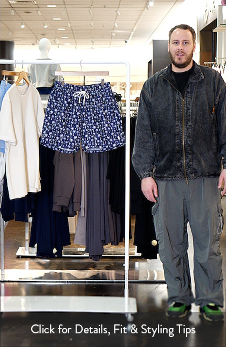 Traveler Classic Print Swim Trunks, sales video thumbnail