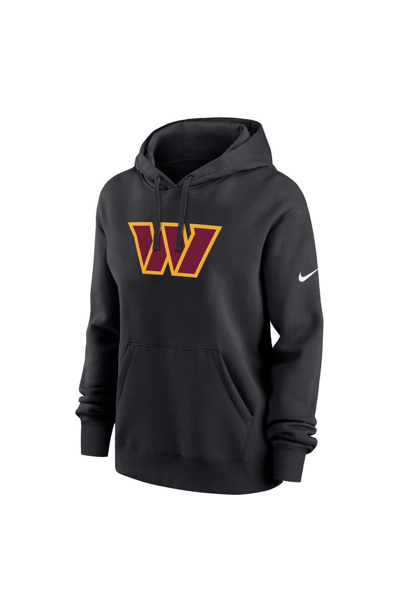Nike Women's Nike Black Washington Commanders Club Fleece Pullover Hoodie, Alternate, color, Black