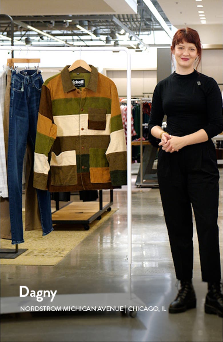 Patchwork Cotton Corduroy Chore Jacket, sales video thumbnail