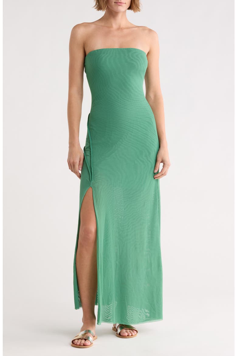 Lavi Cover-Up Dress, Main, color, GREEN