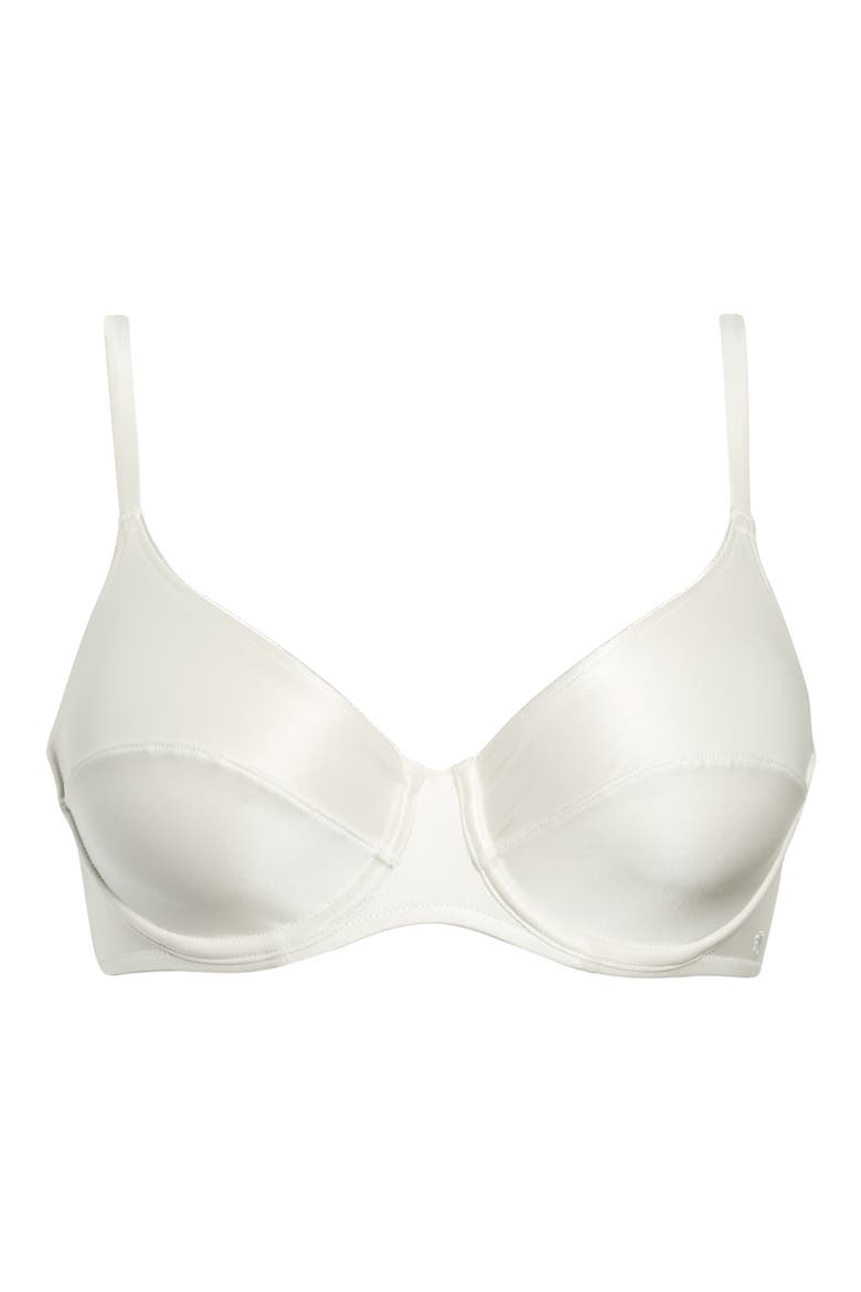 Satin Underwire Bra, Main, color, IVORY