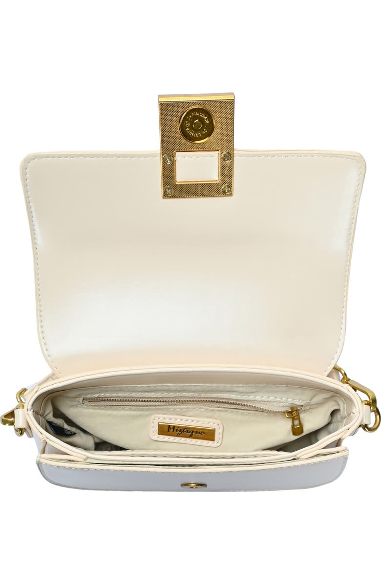 MMS Design Studio Square Buckle Crossbody Bag, Alternate, color, Bone