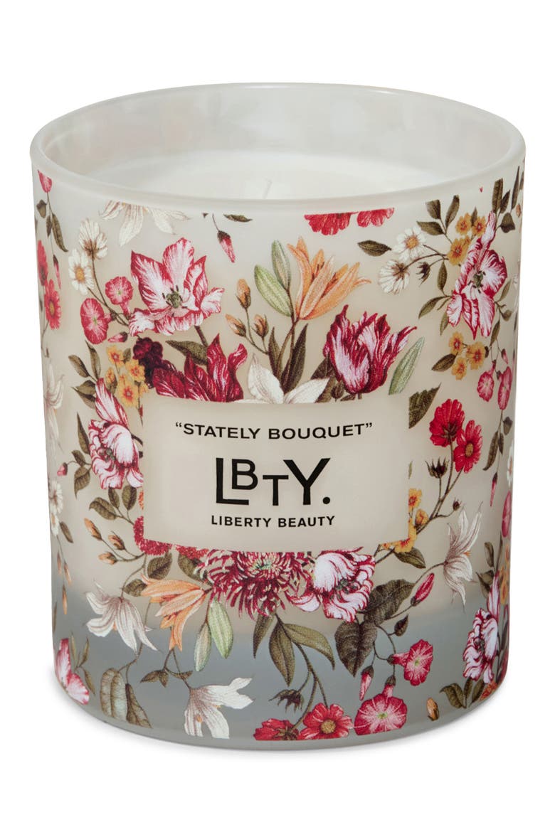 Stately Bouquet Scented Candle, Main, color, NO COLOR