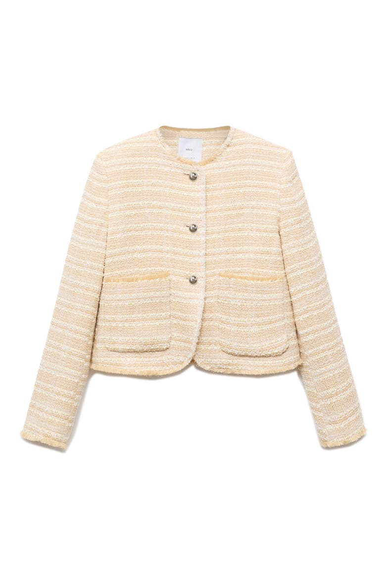 Tweed Jacket, Alternate, color, BEIGE