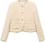 MANGO Tweed Jacket