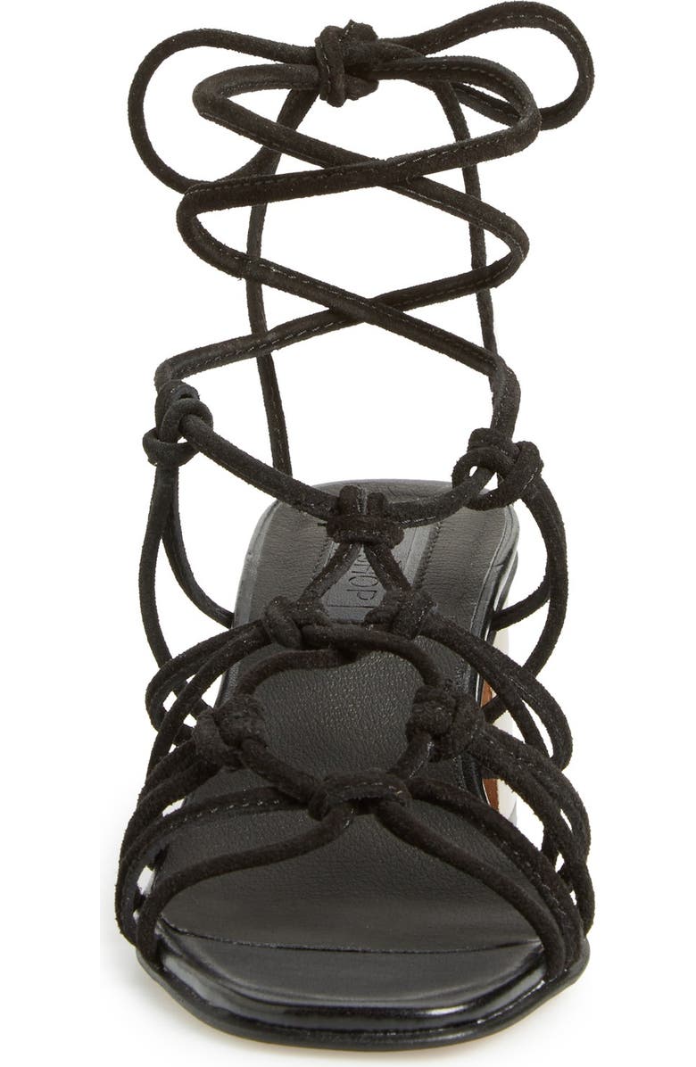 Topshop 'Napoli' Block Heel Sandal, Alternate, color,