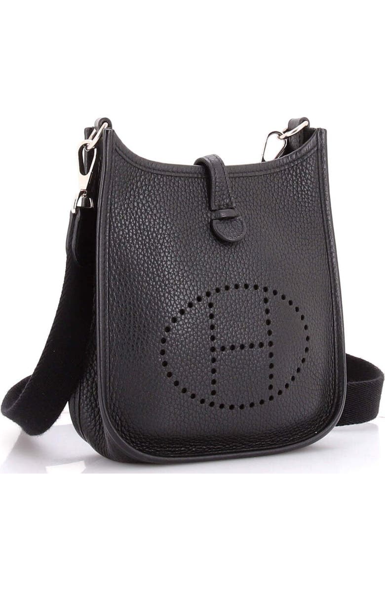 Pre-Owned Hermes Evelyne Bag Gen III Clemence TPM, Alternate, color, Noir