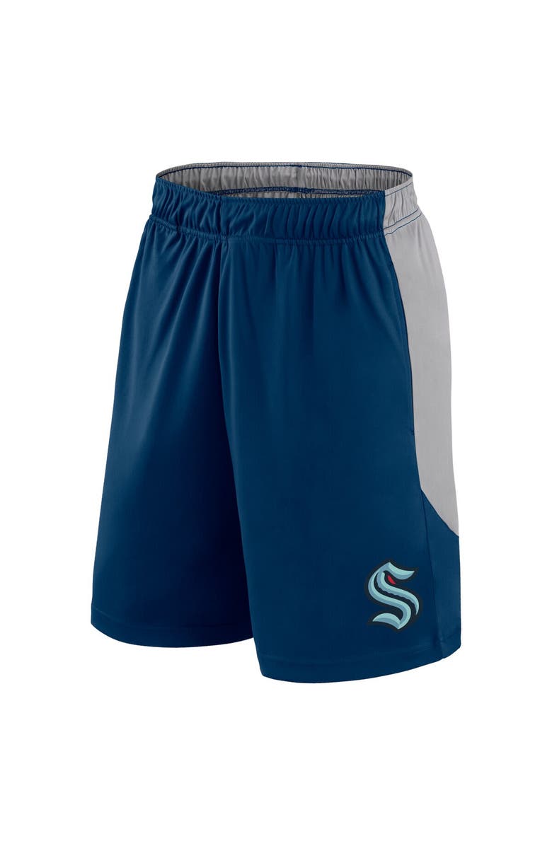 FANATICS Men's Fanatics Deep Sea Blue Seattle Kraken Go Hard Shorts, Alternate, color, Navy