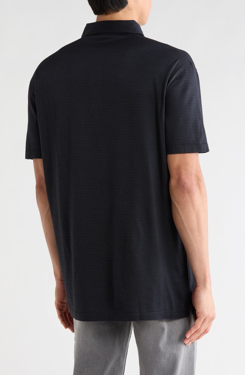 Robert Barakett Sylan Short Sleeve Polo, Alternate, color, Black