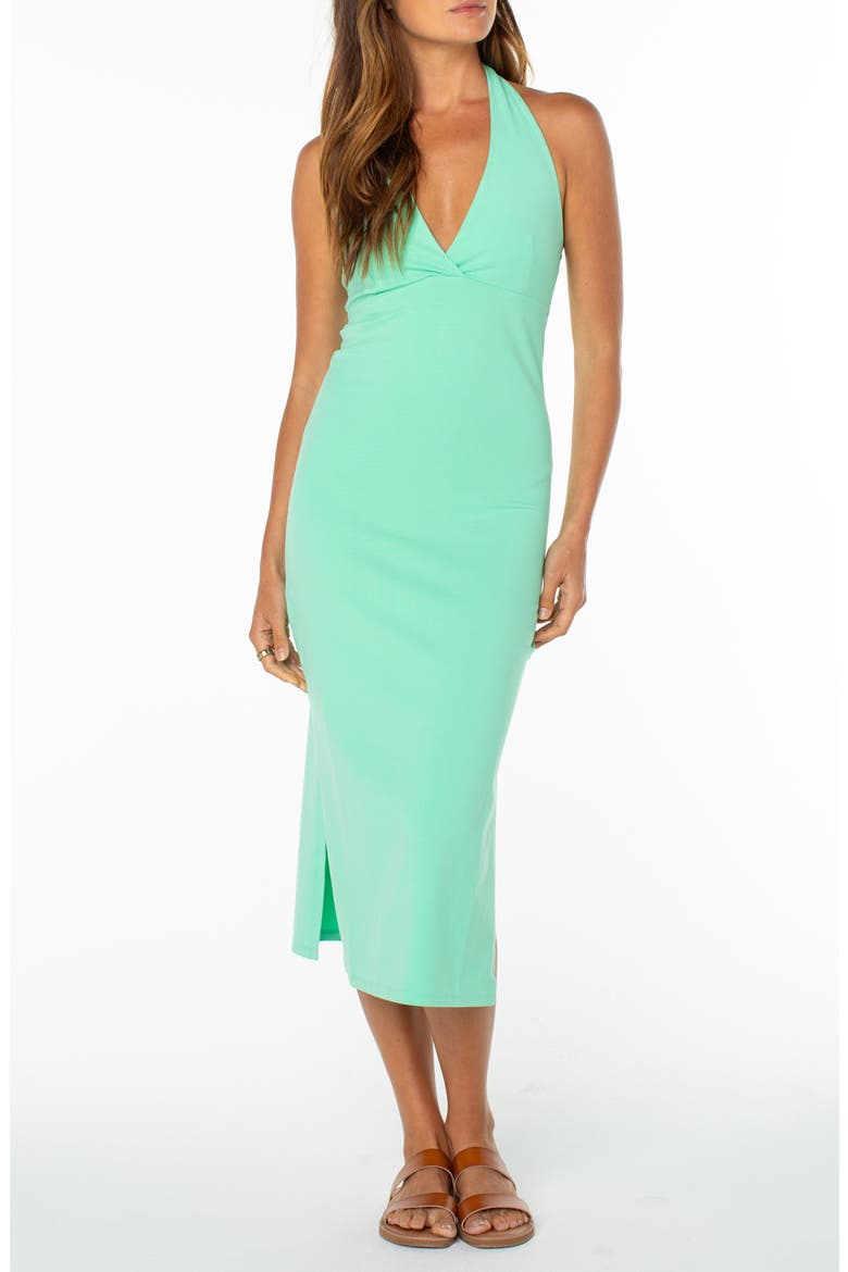 South Shore Stretch Cotton Midi Dress, Main, color, SPRING BUD