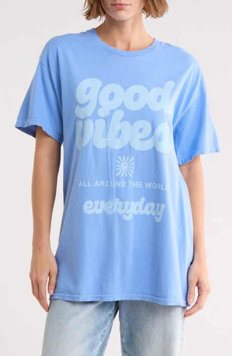 Vinyl Icons Good Vibes Graphic T-Shirt